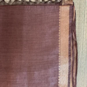 Earthy Espresso Pure Silk Saree