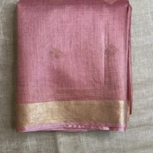 Dusty Blush Pure Silk Saree