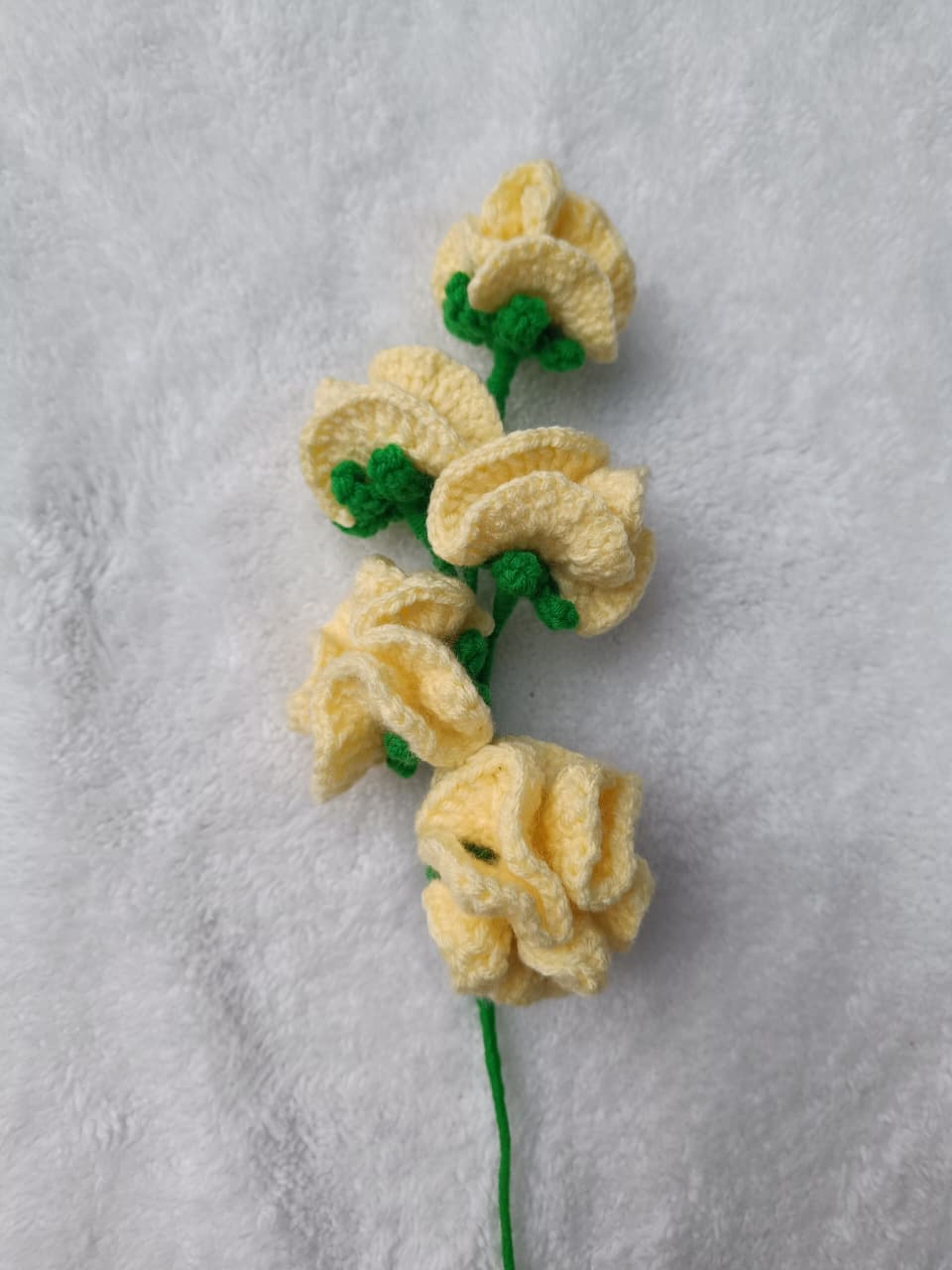 Handmade Crochet Pea flowers for Gifting - Image 2