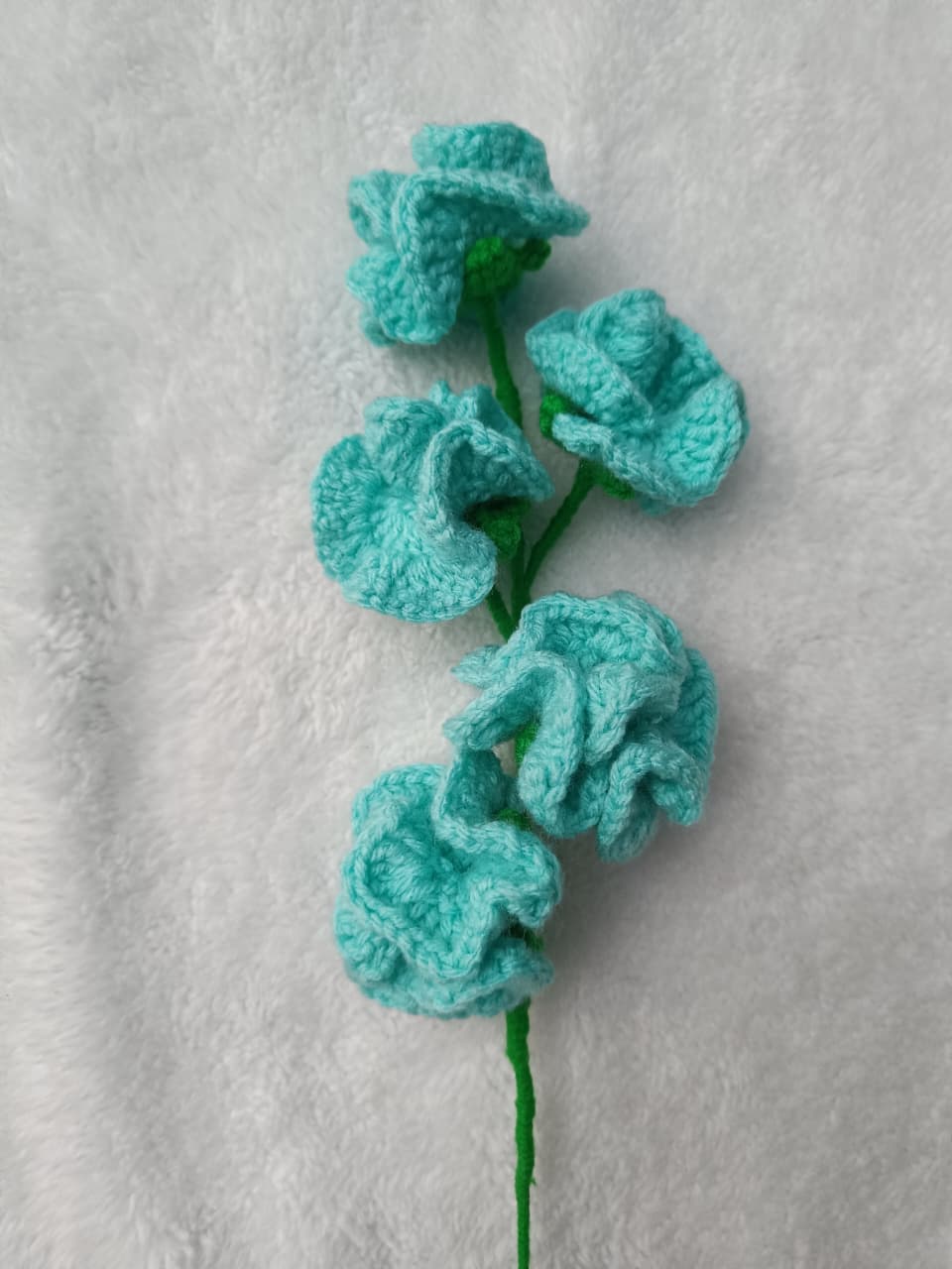 Handmade Crochet Pea flowers for Gifting - Image 3