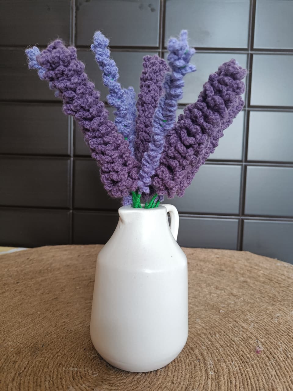 Handmade Crochet Lavender Flowers